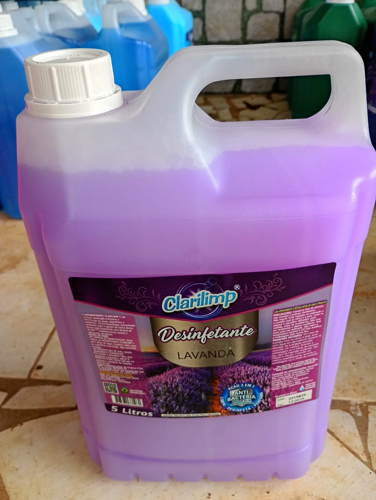 Desinfetante lavanda Clarilimp, 5 L