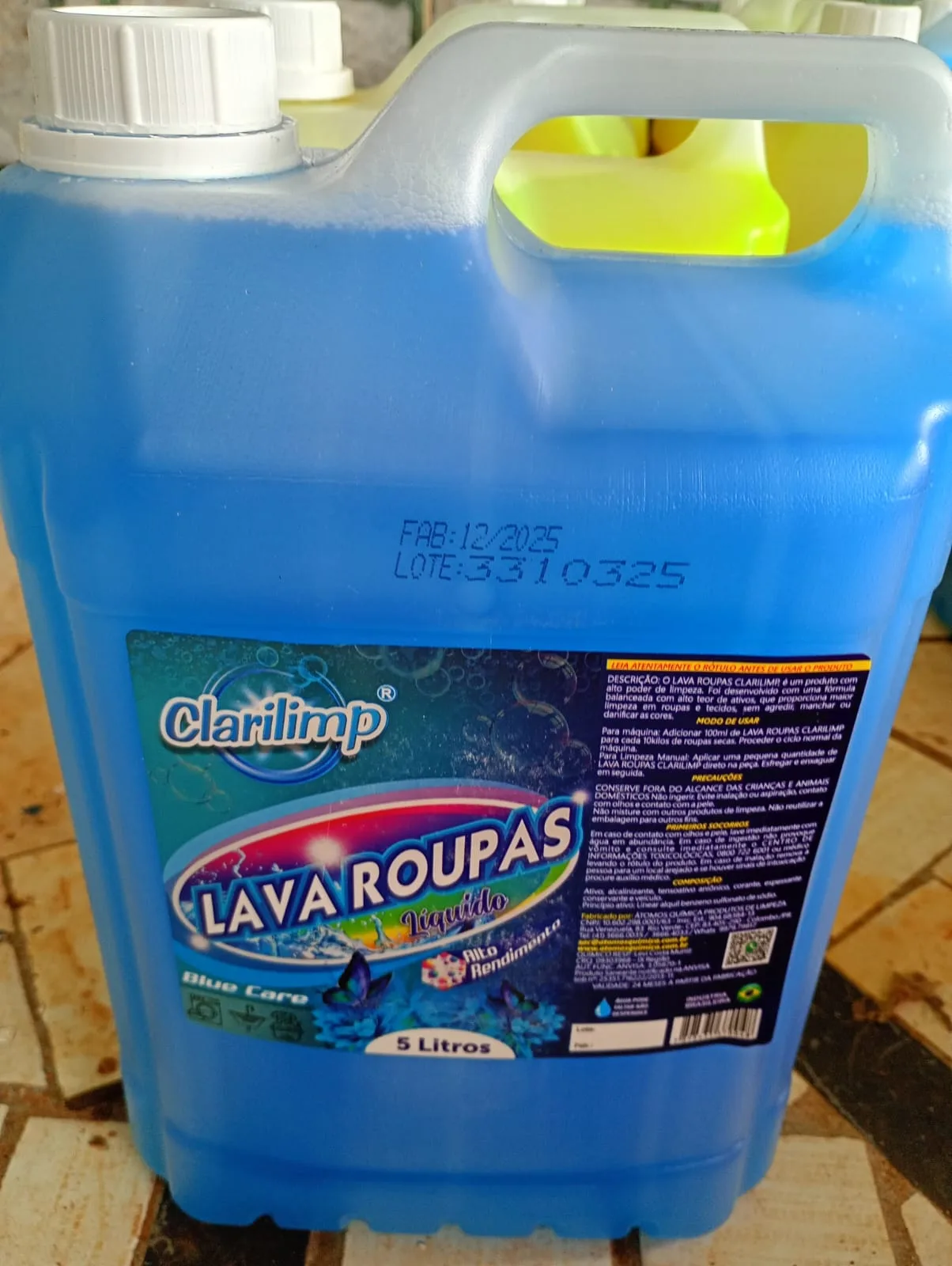 Lava roupas líquido Clarilimp, 5 L